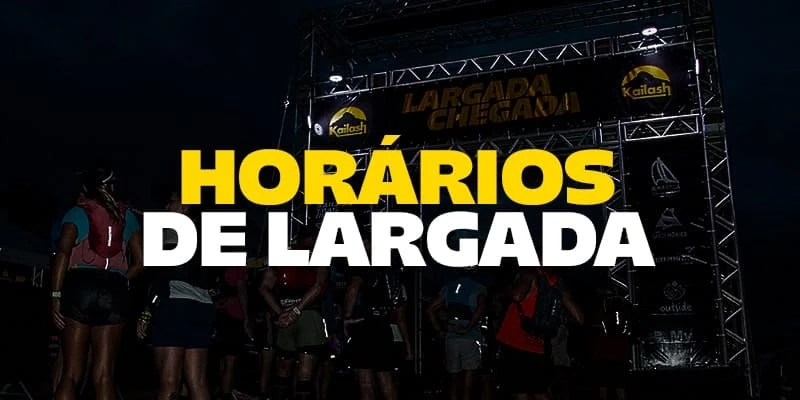 Horários de largada da KTR Ilhabela
